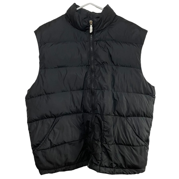 Rare VINTAGE 1960s Black The North Face Puffer Vest Medium